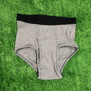 🩲 MEDIUM GRAY HANES COTTON BRIEFS